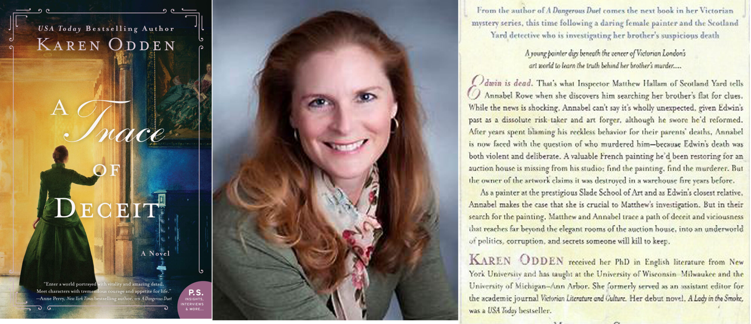 CARC Web Site Feature on Karen Odden’s historical mystery novel “A ...